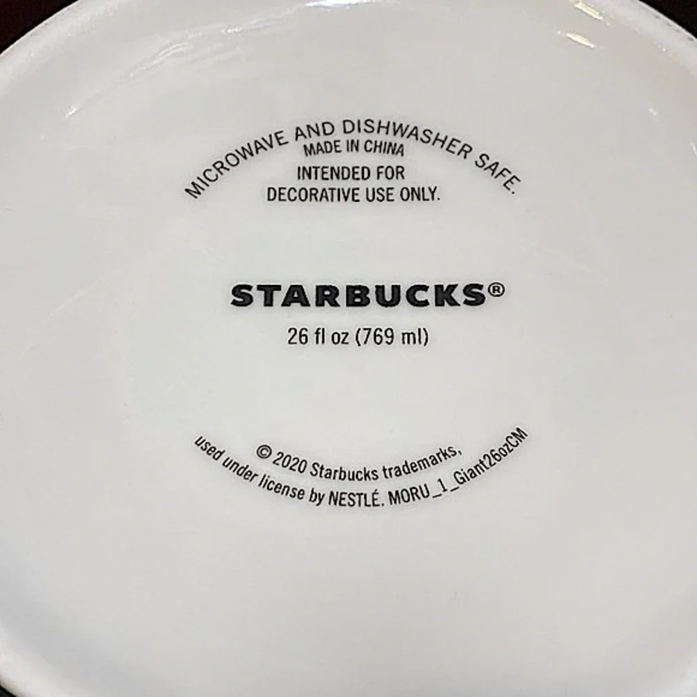 Starbucks Christmas Themed Holiday Lights 2020 Collector Large Size Mug 26oz